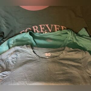 3 women’s tops - SO, Merona, LuLaRoe